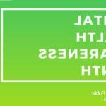 Graphic with green background and text 